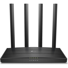 Tp-Link Archer C6 bezvadu rūteris Ātrais Ethernet Divkāršā frekvenču josla (2.4 GHz / 5 GHz) Balts