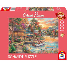 Schmidt Spiele Chuck Pinson: Shore in Evening Gold, Puzzle 1000 pieces