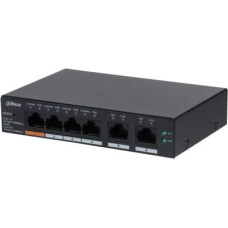 Dahua Technology Switch|DAHUA|CS4006-4GT-60|Type L2|Desktop/pedestal|PoE ports 4|60 Watts|DH-CS4006-4GT-60