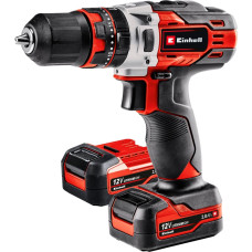 Einhell cordless impact drill TE-CD 12/1 Li-i (red/black, 2x Li-ion battery 2.0Ah)