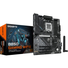 Gigabyte Mainboard|GIGABYTE|AMD B850|SAM5|ATX|Memory DDR5|Memory slots 4|4xPCI-Express 16x|3xM.2|1xHDMI|1xDisplayPort|1xAudio-In|1xAudio-Out|1xMicrophone|4xUSB 2.0|4xUSB 3.2|1xUSB-C|1xPS/2|1xRJ45|B850GAMINGWF6