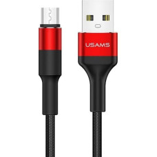 Usams USB cable Usams USB-A - microUSB 1.2 m Red (SJ224USB02)