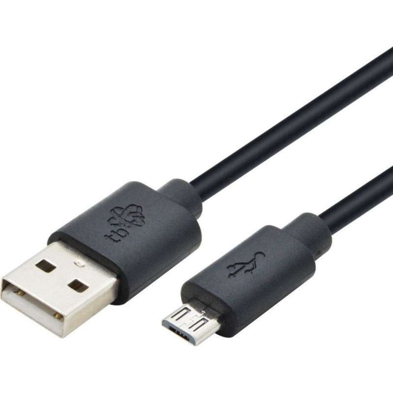 Tb Print Kabel USB TB Print USB-A - microUSB 1.8 m Czarny (AKTBXKU2PBAW18B)