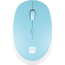 Natec | Mouse | Harrier 2 | Wireless | Bluetooth | White/Blue