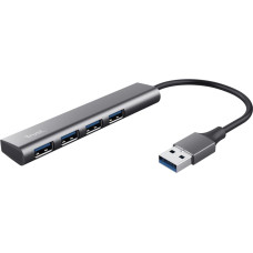 Trust Halyx USB 3.2 Gen 1 (3.1 Gen 1) Type-A 5 Mbit/s Melns, Pelēks