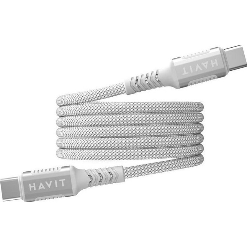 Havit Kabel magnetyczny Havit Typ C-Typ C CB6297 (biały)