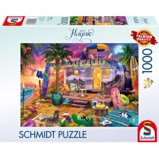Schmidt Spiele Jeff Haynie: With the caravan by the sea, Puzzle 1000 pieces