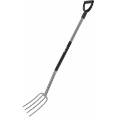 Awtools AW 4-TINE STEEL DIGGING FORK 18x25cm/ D-HANDLE