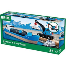 Ravensburger BRIO container ship with crane truck - 33534