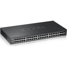 Zyxel GS2220-50-EU0101F tīkla pārslēgs Vadīts L2 Gigabit Ethernet (10/100/1000) Melns