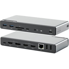 Alogic DV4 Vadu USB 3.2 Gen 1 (3.1 Gen 1) Type-C Pelēks