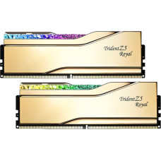 G.skill DDR5 - 48GB - 6000 - CL - 28, single (gold, F5-6000J2836F24GX2-TR5NG, Trident Z5 Royal Neo, AMD EXPO)