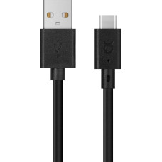 Xqisit USB cable Xqisit USB-A - USB-C 3 m Black (112294)