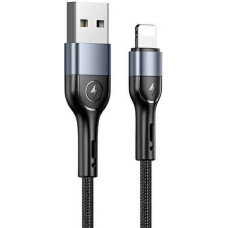 Usams USB cable Usams USB-A - Lightning 1 m Black (SJ448ZJ01)