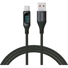 Savio USB cable Savio USB-A - USB-C 1 m Black (SAVKABELCL-172)