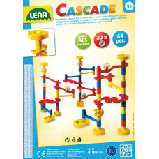 Lena Cascade Knikkerbaan KIGA rotaļlieta ar motoru