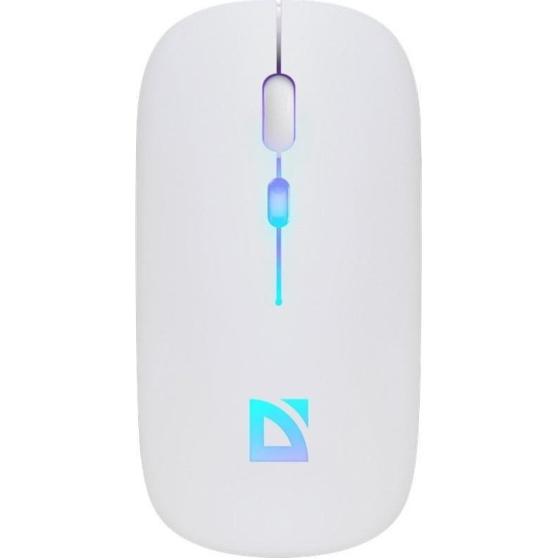 Defender Mouse Defender Wireless mouse Defender TOUCH MM-997 optical 1600dpi 2.4 GHz + Bluetooth white RGB AKUMULATOR without a clickable forceant