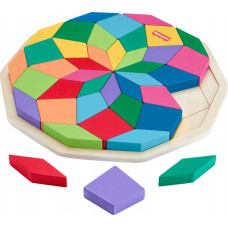 Mattel Fisher-Price Wooden Mandala Puzzle (40 pieces)