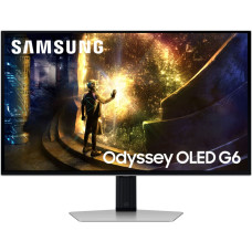 Samsung S27DG610SU monitori 68,6 cm (27") 2560 x 1440 pikseļi Quad HD OLED Sudrabs