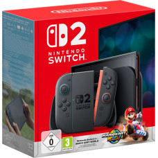 Nintendo Switch 2 + Mario Kart World portatīvā spēļu konsole 20,1 cm (7.9") 256 GB Skārienjūtīgais ekrāns Wi-Fi Melns