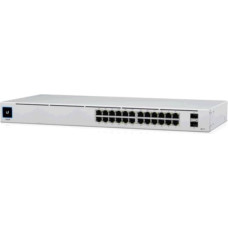 Ubiquiti Switch|UBIQUITI|USW-24-POE|Type L2|Desktop/pedestal|Rack|24x10Base-T / 100Base-TX / 1000Base-T|2xSFP|PoE+ ports 16|95 Watts|USW-24-POE