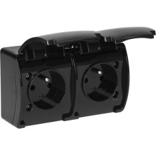 Orno GNIAZDO PODWÓJNE 2x2P+Z AQUATIC