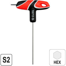 Yato KLUCZ TRZPIENIOWY IMBUS / HEX, Z RĘKOJEŚCIĄ  3,0mm