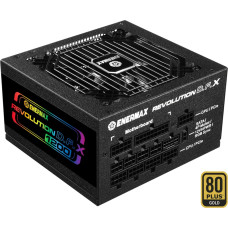 Enermax Revolution DFX 1650W, PC power supply (white, 3x 12-pin GPU connector, 7x PCIe, cable management, 1650 watts)