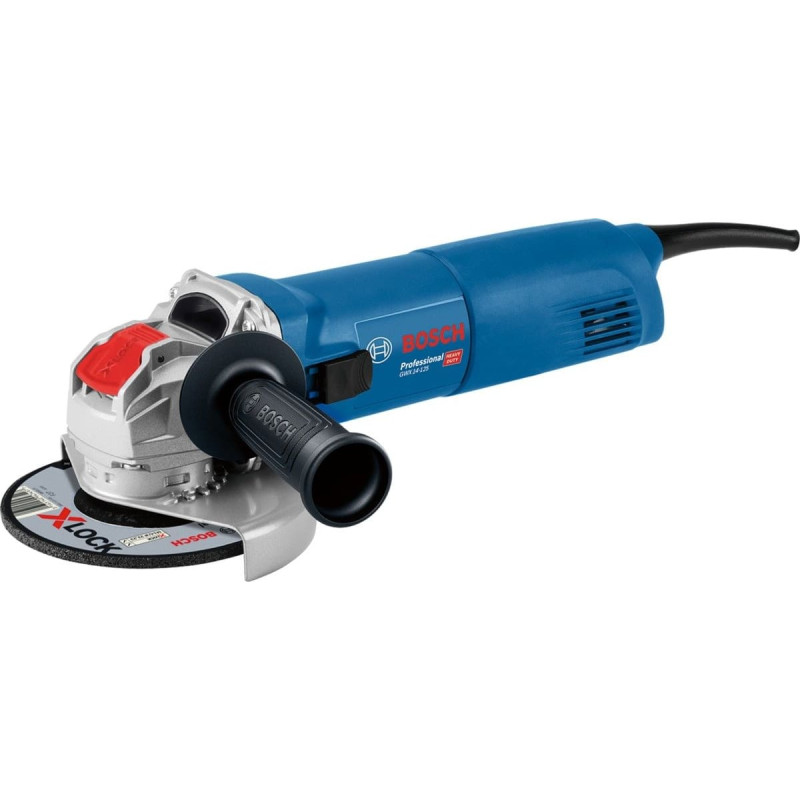 Bosch X-LOCK angle grinder GWX 14-125 Professional (blue, 1,400 watts, with diamond cutting disc)