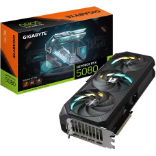 Gigabyte Graphics Card|GIGABYTE|NVIDIA GeForce RTX 5080|16 GB|GDDR7|256 bit|PCIE 5.0 16x|GPU 2617 MHz|Triple slot Fansink|1xHDMI|3xDisplayPort|GV-N5080GAMINGOC-16GD