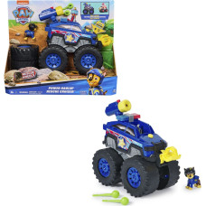 Spinmaster Spin Master Paw Patrol Rescue Wheels - Chase's Deluxe Monster Truck with Bullet Launcher, Motorized Cable Winch, Lights & Sounds, Toy Vehicle