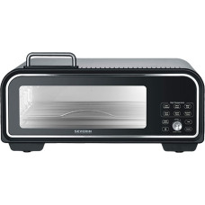 Severin Digital Pizza Oven SERICO (black, 2,000 watts, for pizzas up to 30 cm in diameter)