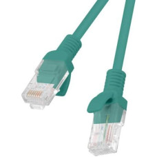 Lanberg Patchcord, Cat6, unscreened, 1m, green (PCU6-10CC-0100-G)