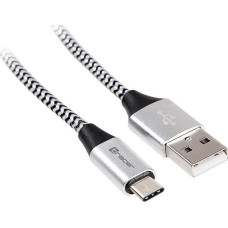 Tracer USB cable Tracer USB-A - USB-C 1 m Silver (TRAKBK46265)