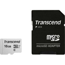 Transcend microSDHC 300S-A  16GB Class 10 UHS-I U1