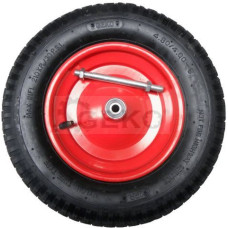 Geko KOŁO PNEUMATYCZNE 400/METAL/ŁOŻ+OŚ