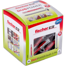 Fischer DUOPOWER 8x65 S PH LD 25pcs