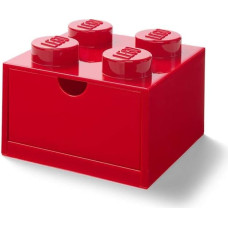 Room Copenhagen LEGO Desk Drawer 4 , storage box (red, knobs)