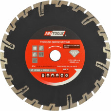 Awtools AW SEGMENTED RIM DEEP CUT DIAMOND SAW BLADE 230 x 22.2mm