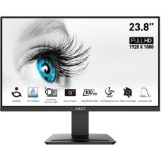 MSI Pro MP2412 monitori 60,5 cm (23.8") 1920 x 1080 pikseļi Full HD LCD Melns
