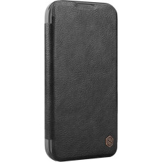 Nillkin Etui Nillkin Qin Prop Leather iPhone 16 (czarny)