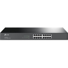 Tp-Link TL-SG1016 Nepārvaldīts Gigabit Ethernet (10/100/1000) 1U Melns