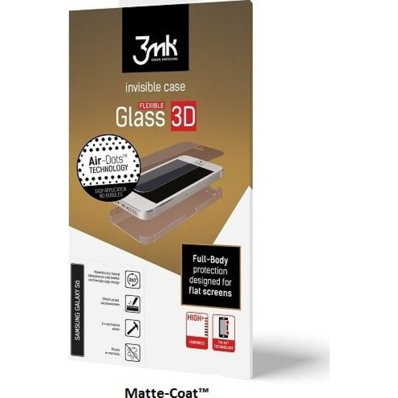 3MK FlexibleGlass 3D Sam A40 Hybrid glass+Folia Matte universal