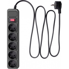 Akyga Power strip Akyga Overvoltage bar Akyga AK-SP-06B 5 CEE 7/3 sockets (Type F) 3m
