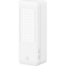 Usams Podstawka Usams USAMS Multifunkcyjny uchwyt na telefon z lampą LED biały/white ZB26501 (US-ZB265)