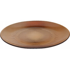 Home Styling Collection Prążkowany talerz płaski AMBER, Ø 28 cm