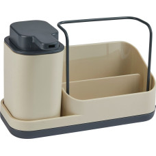 5Five Dozownik do mydła + miejsce na akcesoria do zmywania NEO, 300 ml