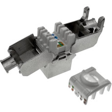 Schneider Electric Gniazdo keystone, RJ45, beznarzędziowe, ekranowane, kat. 6A, Q-LANTEC
