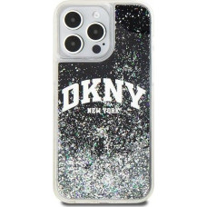 Dkny DKNY Liquid Glitter Big Logo - Etui iPhone 13 Pro Max (czarny)