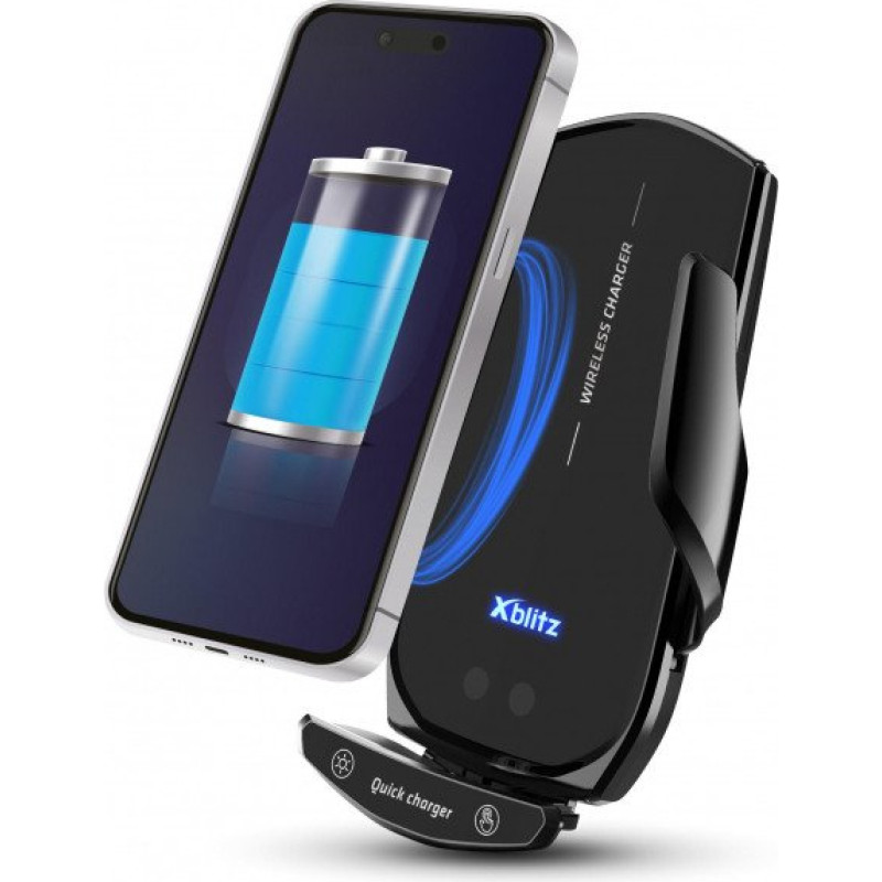 Xblitz Uchwyt samochodowy Xblitz FX5 Exclusive, automatyczny, z funkcją bezprzewodowego ładowania